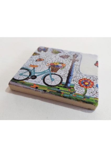 3'lü Renkli Doğal Taş Banyo Gider Kapağı Süsü, 10X10 cm fiyatları