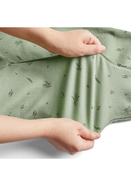 1.0 Tog Organik Pamuklu Patikli Pijama Tulum - Daisies Daisies - 3 Yaş