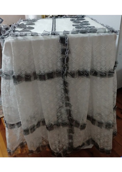 Beyaz Çamaşır Makinesi Örtüsü, Koruma ve Şıklık Için Ideal Seçenek