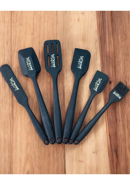 Yanmaz, Yapışmaz ve Çevre Dostu | Premıum Silikon Spatula & Kaşık Seti