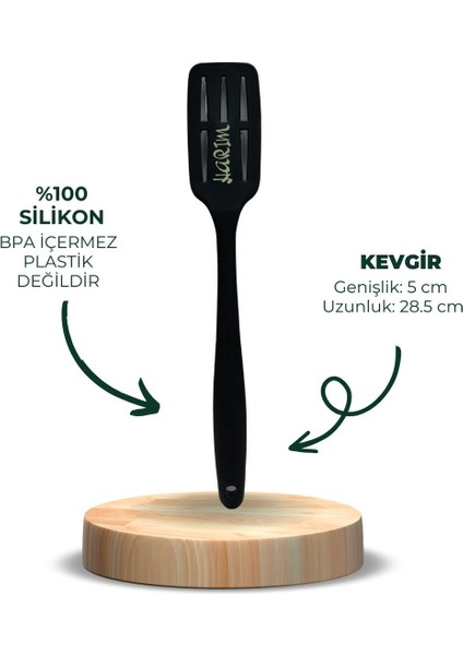 Yanmaz, Yapışmaz ve Çevre Dostu | Premıum Silikon Spatula & Kaşık Seti modelleri