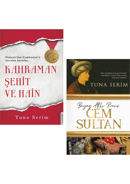 Alfa Kalem+ Tuna Serim 6 Kitap Yeni (Kaos+Yok Etme+Cem Sultan+Herkes Ihanet Eder) Edebiyat Destek modelleri