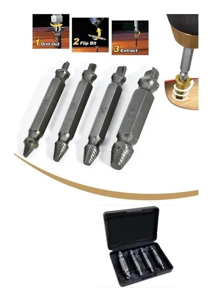 Hasar Görmüş Vida Çıkarıcı 4 Farklı Uç fiyatları