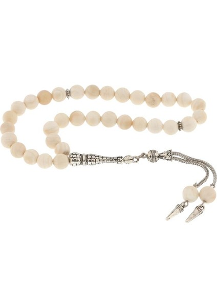 Hk ​doğaltaş Tesbih Metal Püsküllü Sedef Taşlı |gümüş Takı Hediyelik Ürünler