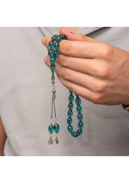 Hk Sıkma Kehribar Tesbih Gümüş Püsküllü Ateş|gümüş Takı Hediyelik Ürünler modelleri