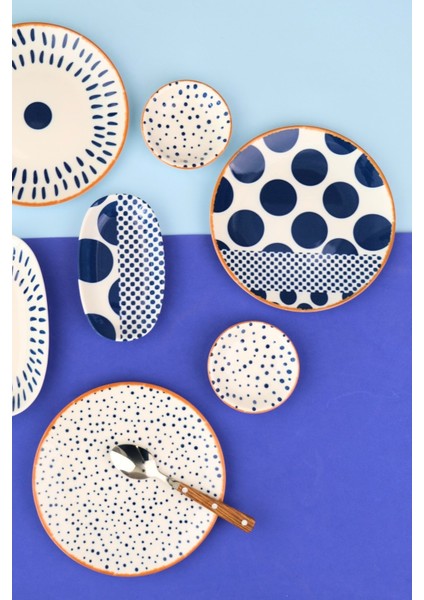 Porselen Spotty Kahvaltı ve Ikram Takımı 6 Kişilik 14 Parça fiyatları