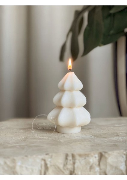 Yılbaşı Noel Ağacı Mum modelleri