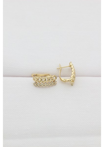 Stil Incisi/xupıng Jewelry Klipsli Tac Model Zirkon Taşlı Küpe modelleri