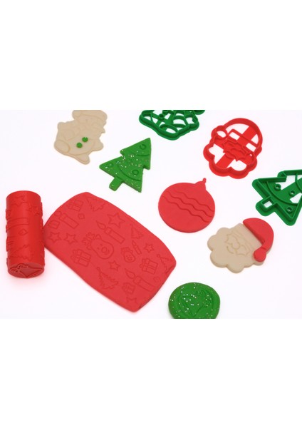 Yeni Yıl Hediyesi Oyun Hamuru Seti - Bonimo Play Dough Doğal Oyun Hamuru modelleri