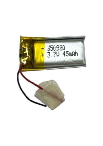 350920 3.7V 45 Mah Li-Polymer Pil DEVRELI/1.5A