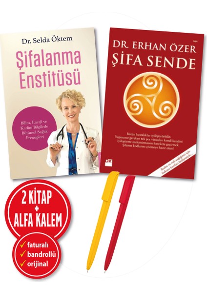 Alfa Kalem+ Selda Öktem Ümit Aktaş 4 Kitap (Şifalanma+Ilaçsız Şifa+Ilaçsız Yaşam) Sağlık Yeni fiyatları
