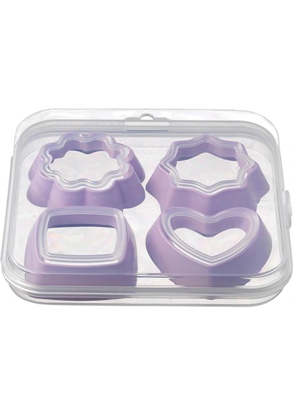 Kurabiye Kalıbı 4 Parça 8 Şekil - Saklama Kutulu fiyatları