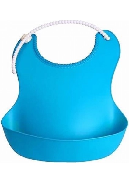 Çocuk Bebek Mama Önlüğü Dökülme Engelleyici Bükülebilir Mavi fiyatları