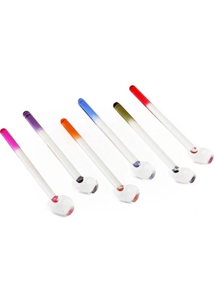 Cam Çay Kaşığı 12 Adet