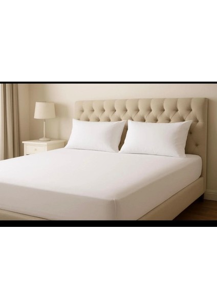 Pamuk Saten Çift Kişilik Çarşaf + 2yastık Kılıfı