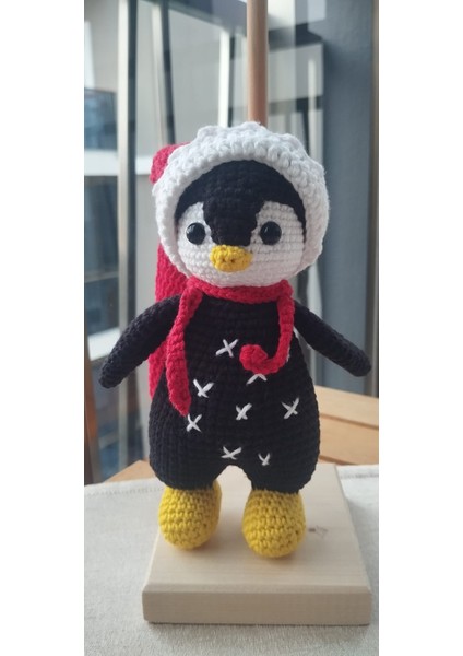 Penguen Örgü Bebek 16CM fiyatları