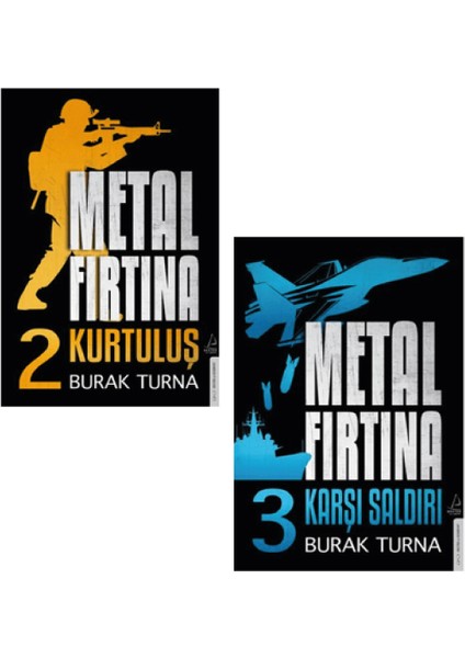Alfa Kalem+ Metal Fırtına Seti (2-8) 7 Kitap (Burak Turna) Yeni Edebiyat / Roman Destek fiyatları