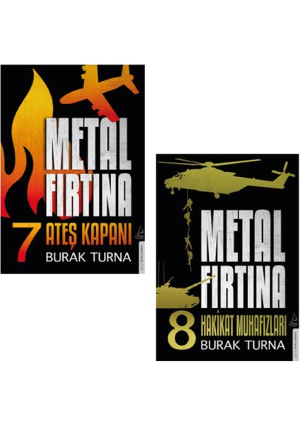 Alfa Kalem+ Metal Fırtına Seti (2-8) 7 Kitap (Burak Turna) Yeni Edebiyat / Roman Destek modelleri