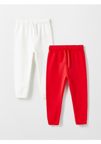 Yeni Sezon Beli Lastikli Erkek Çocuk Jogger Eşofman Alt 2'li