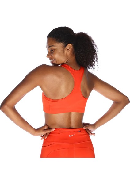 W Dri-Fit Swsh 1pp Bra Kadın Turuncu Spor Sütyen - Çıkarılabilir Pedli ve Rahat Tasarım - BV3636-633 modelleri