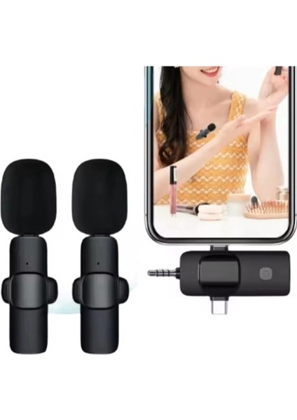 Kalite Profesyonel 3 In 1 Taşınabilir Yaka Mikrofonu Tiktok indirimleri