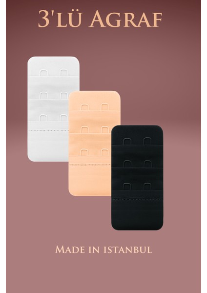 Sütyen Uzatma Kopçası Agraf