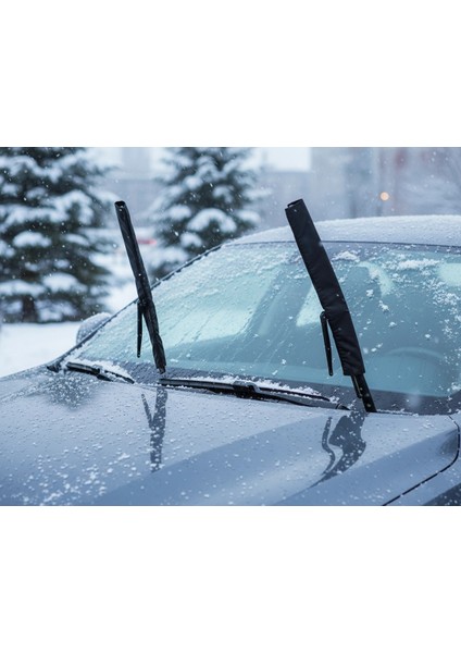 Araba Silecek Koruma Kılıfı – Karlı ve Buzlu Havaya Dayanıklı, Pratik Tak-Çıkar Kullanım