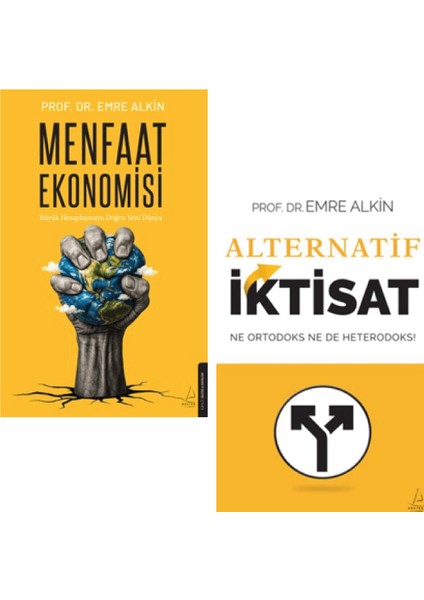 Alfa Kalem+ Emre Alkin 2 Kitap Yeni (Menfaat Ekonomisi+Alternatif Iktisat) Ekonomi/araştırma Destek fiyatları