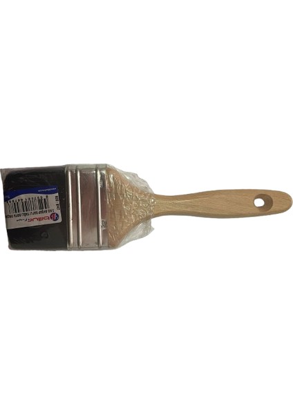 Ahşap Saplı Boya Fırçası No3 Renk Ahşap