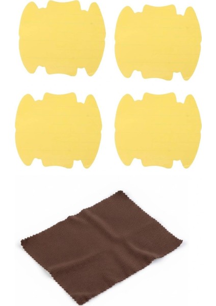 5li Set Araba Kapı Kolu Çizilme Önleyici Şeffaf Sticker Film Koruma Seti fiyatları