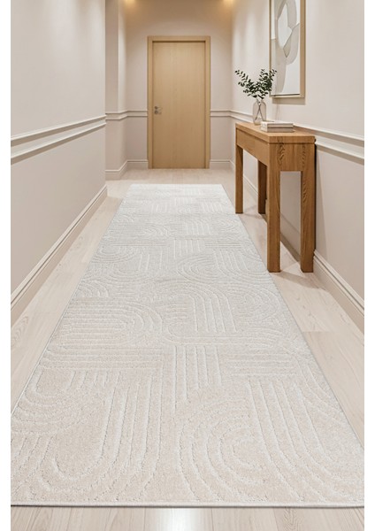 Rico Yıkanabilir Kalın Yumuşak Dokuma Halı Kaymaz Taban Yolluk Antre Mutfak Halısı