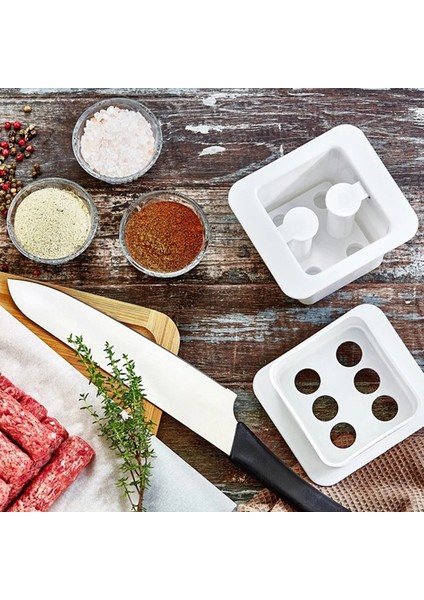 Tekirdağ Köfte Kalıbı - 6 Bölmeli Pratik Tekirdağ Köfte Kalıbı modelleri