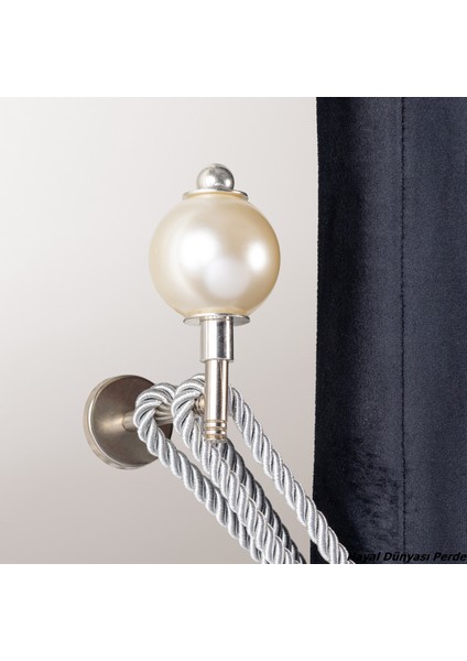 Özel Yapım Dekoratif Inci Perde Bağı Renso Braçol Takım modelleri