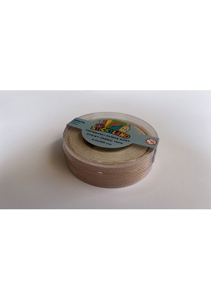 Işıltılı Yapışkanlı Yaratıcı Eğlenceli El Işi Parlayan Kumaş Şerit Bant Bej fiyatları