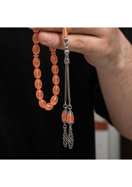 Hk Sıkma Kehribar Tesbih Gümüş Püskül |gümüş Takı Hediyelik Ürünler fiyatları