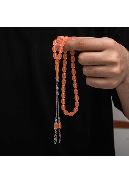 Hk Sıkma Kehribar Tesbih Gümüş Püskül |gümüş Takı Hediyelik Ürünler modelleri