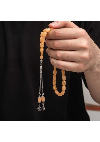 Hk Sıkma Kehribar Tesbih Gümüş Püskül |gümüş Takı Hediyelik Ürünler fiyatları