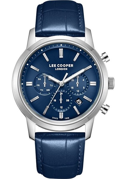 LC08186.399 Lacivert Deri Kordon – 43 mm – Multifonksiyon – 5ATM