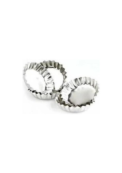 Paslanmaz Çelik Metal Kek Kalıbı - 6 Adet fırsatları