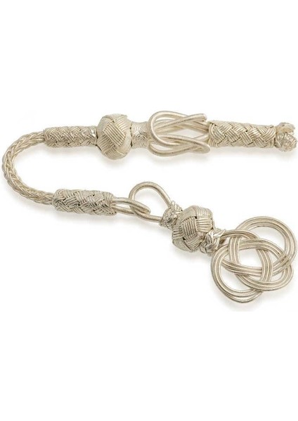 Hk Gümüş Trabzon Örmesi Kazaz Tesbih Püskülü|gümüş Takı Hediyelik Ürünler