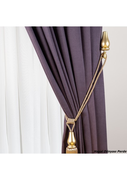 Özel Yapım Perde Toplayıcı Ahşap Renso Braçol Takım