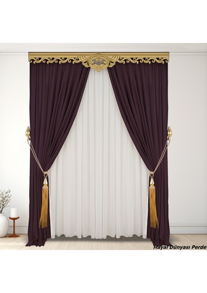 Özel Yapım Perde Toplayıcı Ahşap Renso Braçol Takım fırsatları