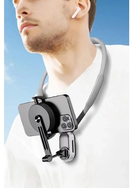 360 Derece Ayarlanabilir Boyun Askılı Manyetik Telefon Tutucu modelleri