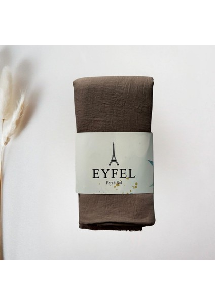 Ferah Pamuk Açık Kahve Şal