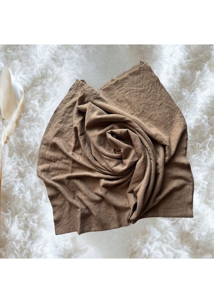 Ferah Pamuk Açık Kahve Şal modelleri