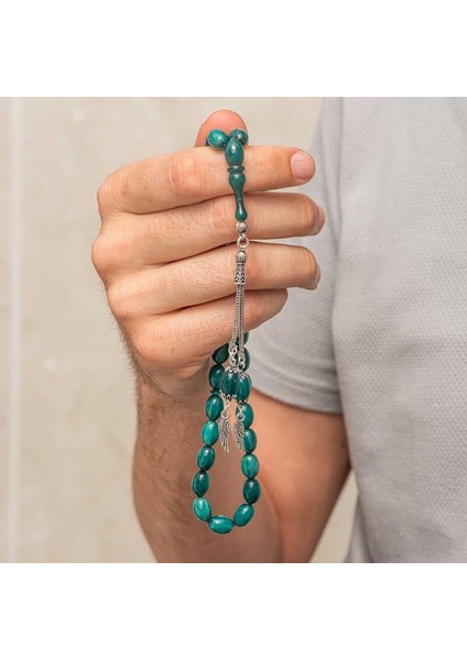 Hk Sıkma Kehribar Tesbih Gümüş Püsküllü |gümüş Takı Hediyelik Ürünler fırsatları