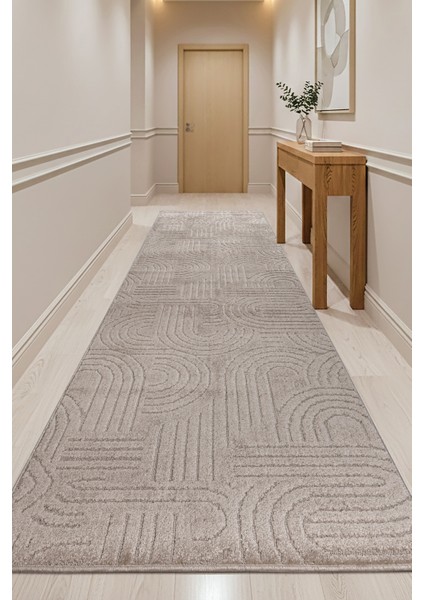 Rico Yıkanabilir Kalın Yumuşak Dokuma Halı Kaymaz Taban Yolluk Antre Mutfak Halısı