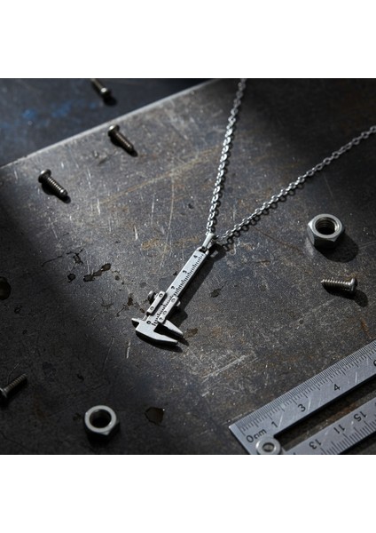 Hassas Kumpas Gümüş Kaplama Düz Zincir Kolye modelleri