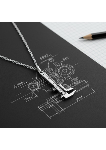 Hassas Kumpas Gümüş Kaplama Düz Zincir Kolye fırsatları