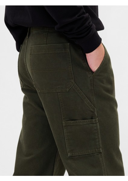 Erkek Haki Canvas '90S Loose Pantolon modelleri